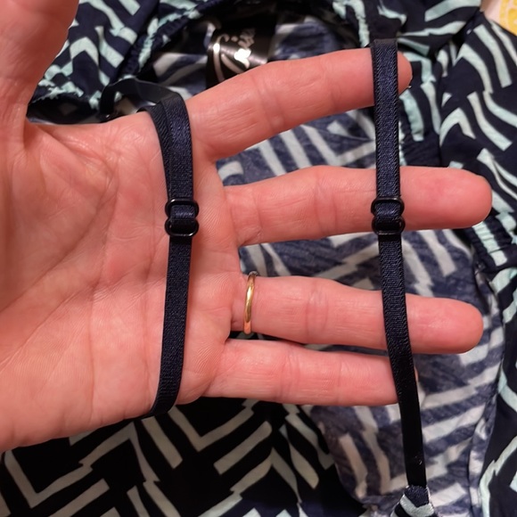 •TRIXXI•NAVY AND MINT TURQUOISE BOHO RUFFLE CHEST MAXI DRESS SIZE MEDIUM EUC - Picture 11 of 12